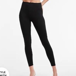 Express Super High Waisted Essential Seamed Leggings